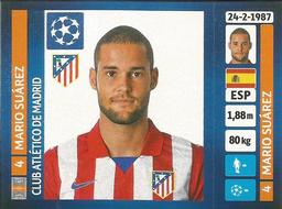 2013-14 Panini UEFA Champions League Stickers #498 Mario Suarez Front