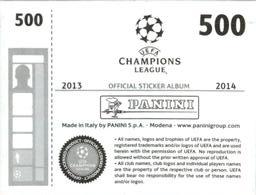 2013-14 Panini UEFA Champions League Stickers #500 Diego Costa Back