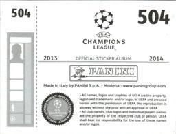 2013-14 Panini UEFA Champions League Stickers #504 Tiago Back