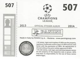 2013-14 Panini UEFA Champions League Stickers #507 Adrian Lopez Back