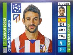 2013-14 Panini UEFA Champions League Stickers #507 Adrian Lopez Front