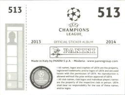 2013-14 Panini UEFA Champions League Stickers #513 Cristian Ansaldi Back