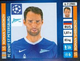 2013-14 Panini UEFA Champions League Stickers #515 Roman Shirokov Front
