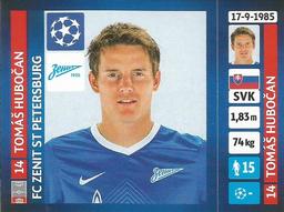 2013-14 Panini UEFA Champions League Stickers #520 Tomas Hubocan Front