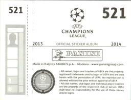2013-14 Panini UEFA Champions League Stickers #521 Domenico Criscito Back