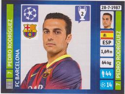 2013-14 Panini UEFA Champions League Stickers #553 Pedro Rodriguez Front