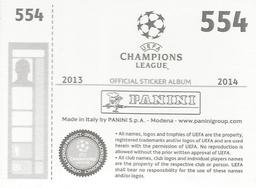 2013-14 Panini UEFA Champions League Stickers #554 Lionel Messi Back
