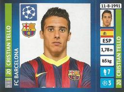2013-14 Panini UEFA Champions League Stickers #560 Cristian Tello Front