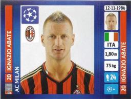 2013-14 Panini UEFA Champions League Stickers #564 Ignazio Abate Front