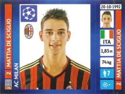 2013-14 Panini UEFA Champions League Stickers #567 Mattia De Sciglio Front