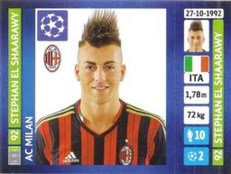 2013-14 Panini UEFA Champions League Stickers #573 Stephan El Shaarawy Front