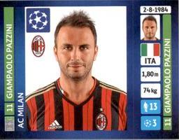 2013-14 Panini UEFA Champions League Stickers #579 Giampaolo Pazzini Front
