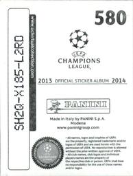 2013-14 Panini UEFA Champions League Stickers #580 AFC Ajax Back