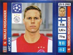 2013-14 Panini UEFA Champions League Stickers #584 Niklas Moisander Front