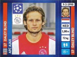 2013-14 Panini UEFA Champions League Stickers #585 Daley Blind Front