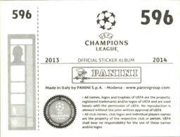 2013-14 Panini UEFA Champions League Stickers #596 Tobias Sana Back