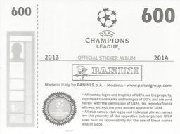 2013-14 Panini UEFA Champions League Stickers #600 Mikael Lustig Back
