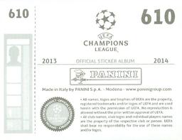 2013-14 Panini UEFA Champions League Stickers #610 Virgil van Dijk Back