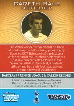 2011-12 Topps Authentics #NNO Gareth Bale Back