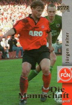 1997 Upper Deck 1 FC Nurnberg Box Set #18 Jurgen Falter Front