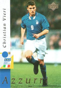 1998 Upper Deck Leggenda Azzurra Box Set #33 Christian Vieri Front