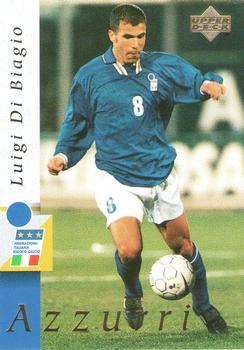 1998 Upper Deck Leggenda Azzurra Box Set #38 Luigi Di Biagio Front