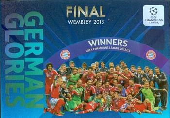 2013-14 Panini Adrenalyn XL UEFA Champions League - German Glories #NNO Final Wembley 2013 - Winners Front