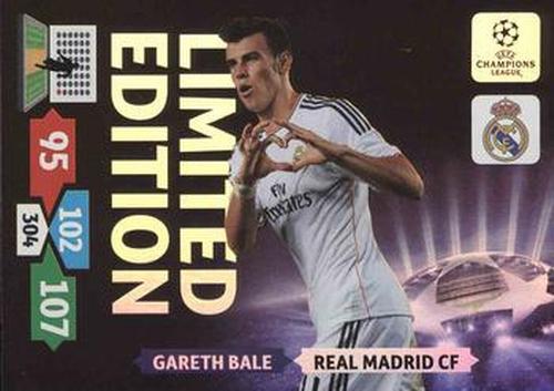 2013-14 Panini Adrenalyn XL UEFA Champions League - Limited Editions XXL Size #XLERMBG Gareth Bale Front