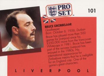1990-91 Pro Set #101 Bruce Grobbelaar Back