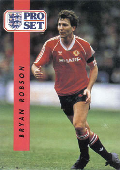1990-91 Pro Set #144 Bryan Robson Front