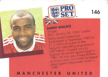 1990-91 Pro Set #146 Danny Wallace Back