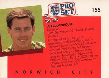 1990-91 Pro Set #155 Ian Culverhouse Back
