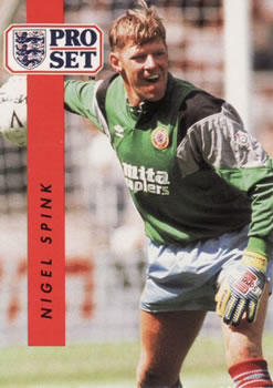 1990-91 Pro Set #15 Nigel Spink Front