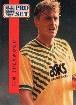 1990-91 Pro Set #161 Tim Sherwood Front