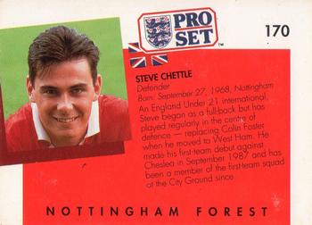 1990-91 Pro Set #170 Steve Chettle Back