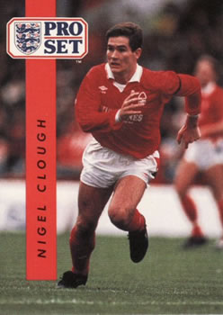 1990-91 Pro Set #172 Nigel Clough Front