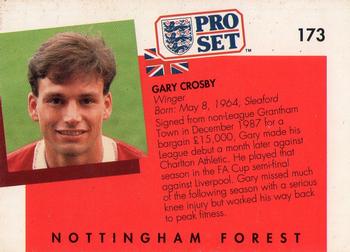 1990-91 Pro Set #173 Gary Crosby Back