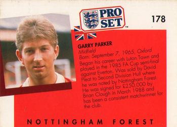 1990-91 Pro Set #178 Garry Parker Back