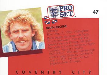 1990-91 Pro Set #47 Brian Kilcline Back