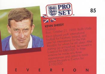 1990-91 Pro Set #85 Kevin Sheedy Back