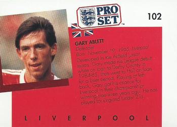 1990-91 Pro Set #102 Gary Ablett Back