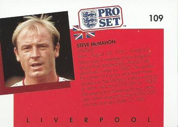1990-91 Pro Set #109 Steve McMahon Back
