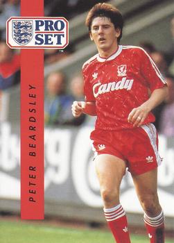 1990-91 Pro Set #114 Peter Beardsley Front