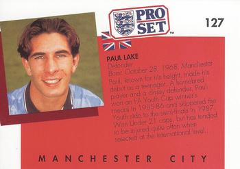1990-91 Pro Set #127 Paul Lake Back