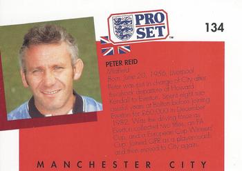 1990-91 Pro Set #134 Peter Reid Back