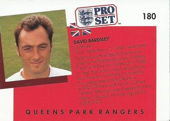 1990-91 Pro Set #180 David Bardsley Back