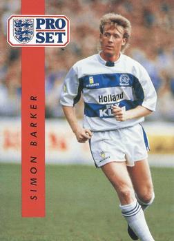 1990-91 Pro Set #185 Simon Barker Front