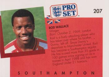 1990-91 Pro Set #207 Rod Wallace Back