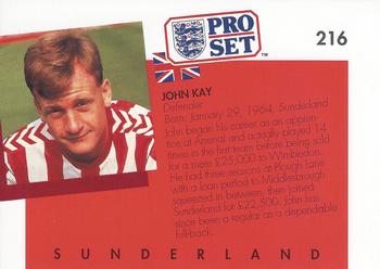 1990-91 Pro Set #216 John Kay Back