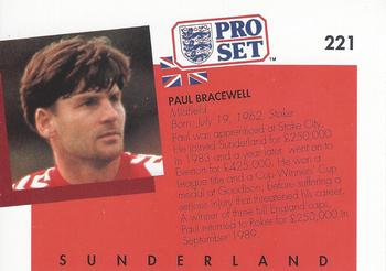 1990-91 Pro Set #221 Paul Bracewell Back